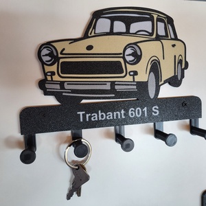 Trabant fali kulcsakasztó - otthon & életmód - dekoráció - fali és függő dekoráció - fali kulcstartó - Meska.hu
