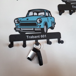 Trabant fali kulcsakasztó - otthon & életmód - dekoráció - fali és függő dekoráció - fali kulcstartó - Meska.hu
