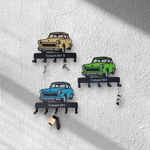 Trabant fali kulcsakasztó, Otthon & Életmód, Dekoráció, Fali és függő dekoráció, Fali kulcstartó, Mindenmás, MESKA