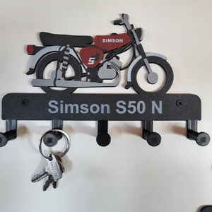 Egyedi SIMSON fali kulcstartó, akasztó - otthon & életmód - dekoráció - fali és függő dekoráció - fali kulcstartó - Meska.hu
