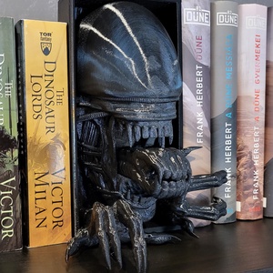 Alien Xenomorph Könyvtmasz - otthon & életmód - dekoráció - asztal és polc dekoráció - könyvtámasz - Meska.hu