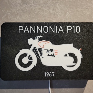 Pannonia P10 dekor vilgíts - otthon & életmód - dekoráció - dísztárgy - Meska.hu
