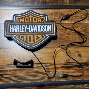 Harley-Davidson vilgító dekorció - otthon & életmód - dekoráció - dísztárgy - Meska.hu
