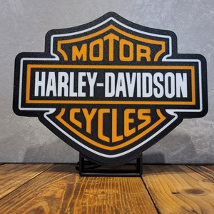 Harley-Davidson vilgító dekorció - Meska.hu