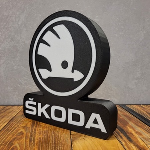 Skoda vilgító dekorció - Meska.hu