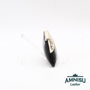 Fekete gyűrt lakk - hologramos arany ívelt egy cipzáras kulcstartó C8007 - táska & tok - kulcstartó & táskadísz - kulcstartó - Meska.hu