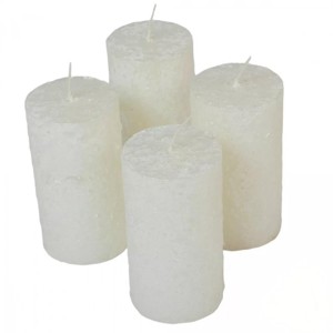 Fröcskölt henger gyertya 50x90 mm - fehér szett - kellékek & szerszámok - dekorációs kellékek - dekorációs gyertya - Meska.hu