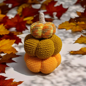Pumpkin horgolt sütőtök szett - Meska.hu