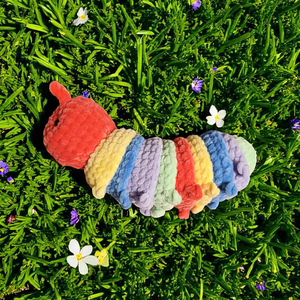 Hernyó amigurumi figura, Játék & Sport, Plüssállat & Játékfigura, Más figura, Horgolás, MESKA