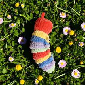 Hernyó amigurumi figura - játék & sport - plüssállat & játékfigura - más figura - Meska.hu