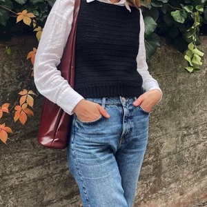 Yarniverse Minimalista Mellény, Ruha & Divat, Női ruha, Mellény, Horgolás, MESKA