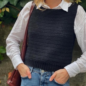 Yarniverse Minimalista Mellény - ruha & divat - női ruha - mellény - Meska.hu