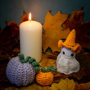 Horgolt tök ajándék szellemmel - otthon & életmód - dekoráció - halloween - halloweeni dekoráció - Meska.hu Horgolt tök ajándék szellemmel - otthon & életmód - dekoráció - halloween - halloweeni dekoráció - Meska.hu