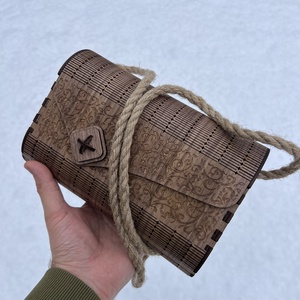 Különleges női táska fából - táska & tok - kézitáska & válltáska - alkalmi táska - Meska.hu