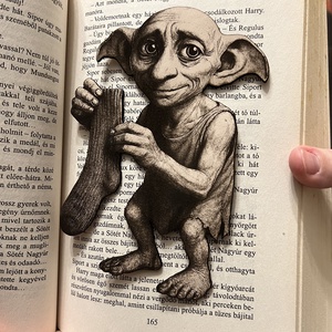 Bőr házimanó könyvjelző - könyv & zene - könyvjelző - Meska.hu