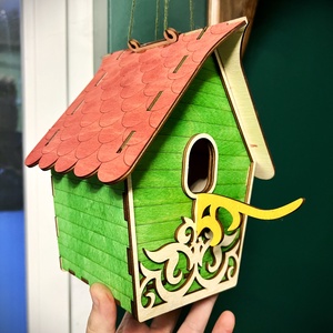 Mesebeli madárház - madárodú - Meska.hu