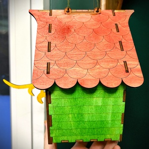 Mesebeli madárház - madárodú - otthon & életmód - ház & kert - madáretető & itató - Meska.hu