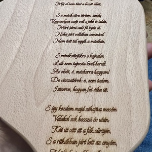 Cinegés vágódeszka gravírozással - otthon & életmód - konyhafelszerelés, tálalás - sütés, főzés - vágódeszka - Meska.hu