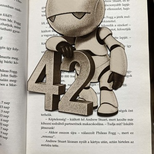 Bőr Marvin - 42 könyvjelző, Könyv & Zene, Könyvjelző, Gravírozás, pirográfia, Bőrművesség, MESKA