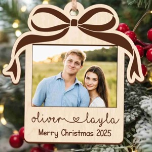 Fényképes karácsonyfadísz, egyedi karácsonyi ajándék, , , MESKA