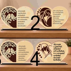 Gravírozott Szülőköszöntő Fa Tábla � Személyre Szabott Esküvői Ajándék - esküvő - emlék & ajándék - szülőköszöntő ajándék - Meska.hu