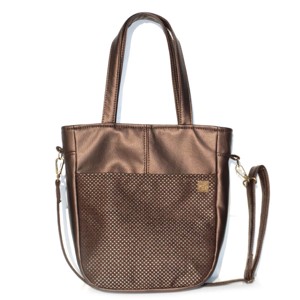 SuziartBag Barna ezüst pöttyös kenguru táska, Táska & Tok, Kézitáska & válltáska, Válltáska, , MESKA