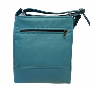 SuziartBag Türkiz házikós kisméretű táska - táska & tok - kézitáska & válltáska - válltáska - Meska.hu