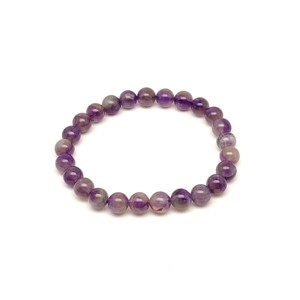 Ametiszt golyó karkötő 78 mm, Ékszer, Karkötő, Ásványkarkötő, , MESKA