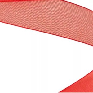 Organza szalag 20mmx20m - piros, Kellékek & szerszámok, Rövidáru, Textilszalag, Szalag, pánt, , MESKA