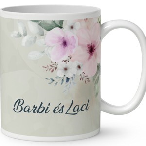 Kérd a neveddel - Cuki róka szerelem mintás bögre - otthon & életmód - konyhafelszerelés, tálalás - tálalás - bögre & csésze - Meska.hu