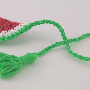 Görögdinnye - horgolt könyvjelző -  - Meska.hu