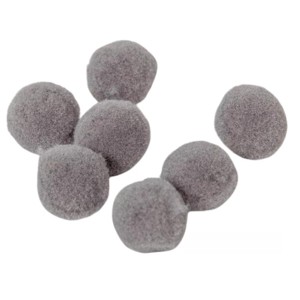 2 cm-es kashmir golyó 10 db-os kiszerelés - szürke, Kellékek & szerszámok, Dekorációs kellékek, Egyéb kellékek, , MESKA