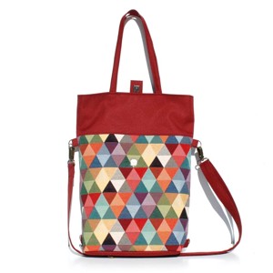 SuziartBag Bordó kárós vászon 3in1 táska - táska & tok - kézitáska & válltáska - válltáska - Meska.hu