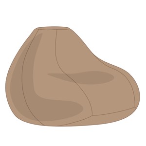 Drapp Kültéri XXL Babzsákfotel Huzat, Otthon & Életmód, Bútor, Babzsák huzat, Babzsák, , MESKA