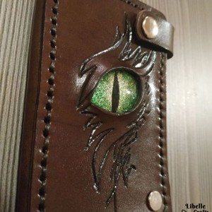 Sárkányszemes igazolványtató - táska & tok - pénztárca & más tok - kártyatartó & irattartó - Meska.hu