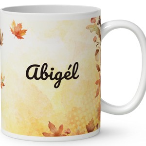 Névvel kérhető - Cuki őszi repülő mókus mintás bögre - otthon & életmód - konyhafelszerelés, tálalás - tálalás - bögre & csésze - Meska.hu