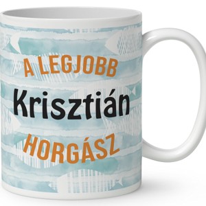 Névvel kérhető - Horgász manó és egy korsó sör mintás bögre - otthon & életmód - konyhafelszerelés, tálalás - tálalás - bögre & csésze - Meska.hu