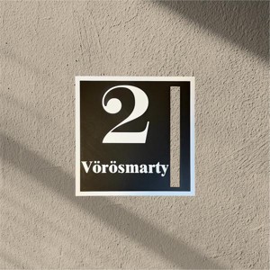 3D Nyomtatott Házszámtábla Kerettel - Meska.hu