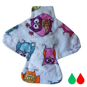 Bagoly tisztasági mosható betét 16cm, Szépségápolás, Intim higiénia, Tisztasági betét, , MESKA
