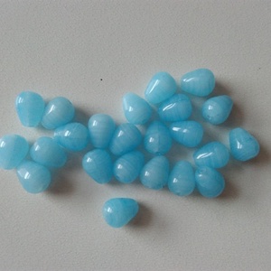 Cseh üveggyöngy - 8x6mm - 25 db / csomag - kék, Kellékek & szerszámok, Gyöngyfűzés kellékek, Üveggyöngy, , MESKA