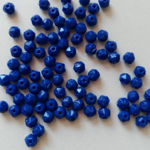 Cseh üveggyöngy - 5mm - 90 db / csomag - kék, Kellékek & szerszámok, Gyöngyfűzés kellékek, Üveggyöngy, , MESKA