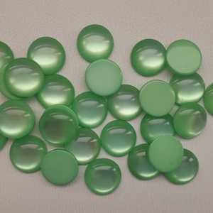 Akril lencse - 12mm - 10 db / csomag - zöld, Kellékek & szerszámok, Ékszerkellék, Akril lencse, , MESKA