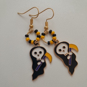 Szellem fülbevaló - ékszer - fülbevaló - lógó fülbevaló - Meska.hu