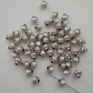Fém köztes - 6x6mm - 10 db / csomag - antik ezüst szín, Kellékek & szerszámok, Gyöngyfűzés kellékek, Egyéb alkatrész, Ékszerkészítés, MESKA