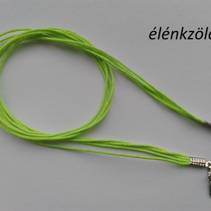 Viaszolt szálas nyaklánc alap (10 db / csomag) - vegyes szín - kellékek & szerszámok - gyöngyfűzés kellékek - damil - Meska.hu