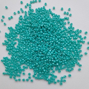 Toho Round kásagyöngy - 11/0 méret - 10 gramm / csomag - Opaque-Lustered Turquoise, Kellékek & szerszámok, Gyöngyfűzés kellékek, Kásagyöngy, , MESKA