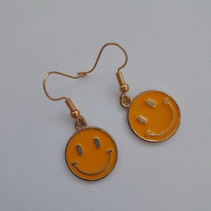 Fülbevaló - smiley - ékszer - fülbevaló - lógó fülbevaló - Meska.hu