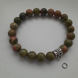 Unakit ásványkarkötő - Meska.hu