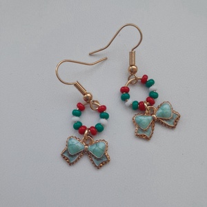 Fülbevaló - masni - ékszer - fülbevaló - lógó fülbevaló - Meska.hu