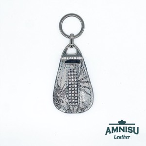 Fehér - fekete mozaik mintás csepp alakú kristály köves kulcstartó H3018 - táska & tok - kulcstartó & táskadísz - kulcstartó - Meska.hu